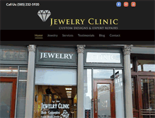 Tablet Screenshot of jewelryclinicrochester.com